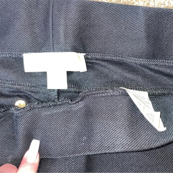 Michael Kors pants jeggings pull on black stretch skinny elastic waist jean like - Picture 6 of 11